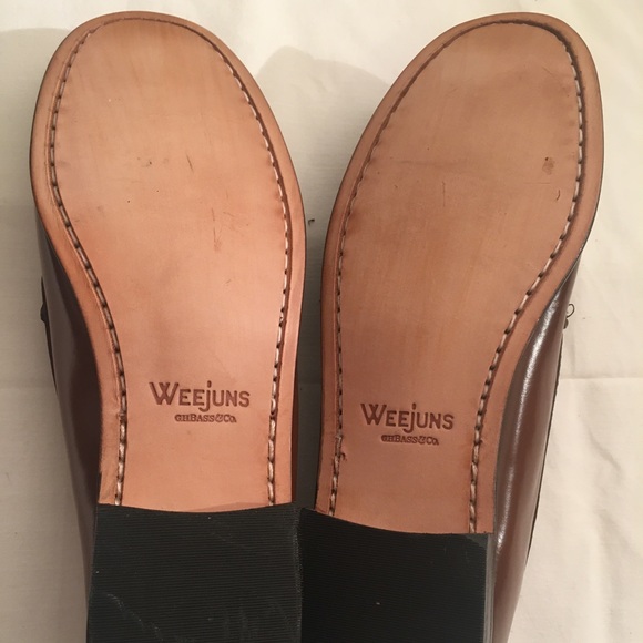 New Bass Classic Weejuns in Cognac - Size 8 - Picture 3 of 3